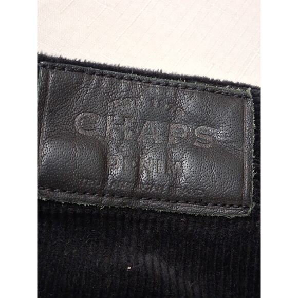 CHAPS Corduroy Pants Women's Size 4 Black Straight Leg SOFT CORDS Stretch - Picture 10 of 14